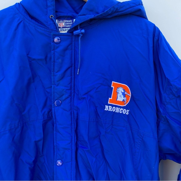 Vintage denver broncos nfl by starter jacket size large - Picture 2 of 7